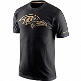 Baltimore Ravens Nike Black Championship Drive Gold Collection Performance WEM T-Shirt,baseball caps,new era cap wholesale,wholesale hats